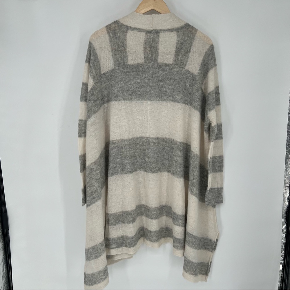 Free People Lafayette Alpaca Stripe Mock Tunic Poncho /Dress size XS/S Oversized - Picture 10 of 11